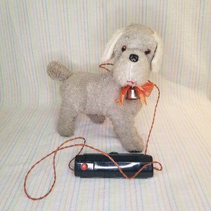 Vintage 1950s Line Mar Japan Battery-Operated Remote Walking Pal the Puppy